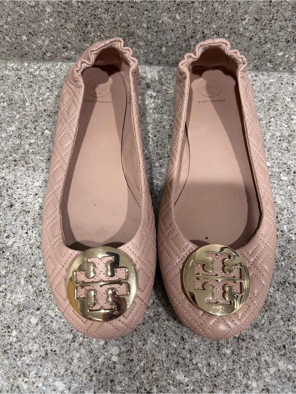 Tory Burch blush quilted